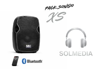 ALTAVOZ PARA PEQUEÑAS FIESTAS CON CONECTIVIDAD BLUETOOTH Y MANDO A DISTANCIA