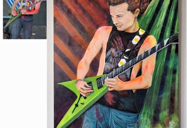 young man playing guitar