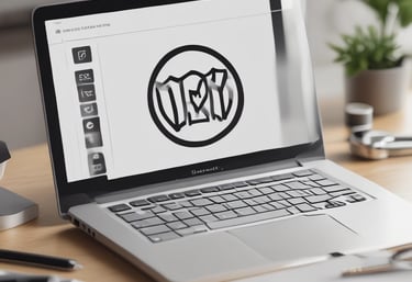 A minimalist logo with a circular geometric design and a stylized tree inside a partial circle. Accompanied by text in both Chinese characters and the English words 'SanPing Design' on a textured gray background.