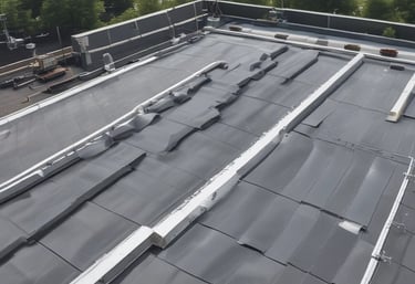 TPO roofing installation for commercial building in Waukegan