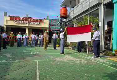 Upacara Bendera SLB Negeri Colomadu