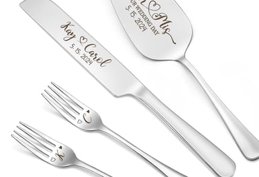 a knife and fork with a knife and fork