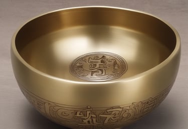 A person is sitting on a blue yoga mat adorned with celestial patterns, holding a crystal in their open hand, with bare feet visible in a relaxed pose.