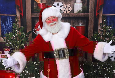 Santa Jay is ready to visit your event or home.
