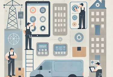 Déploiement Advency : installation, mise en service et suivi de vos équipements IoT et GTB sur site.