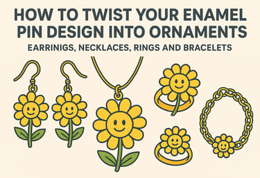 a bunch of jewelry with flowers and a smile