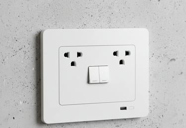 Electrician in Birmingham socket white