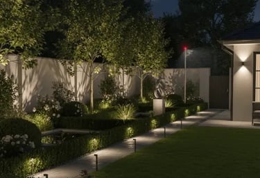Garden lights installer in Bedworth Security lights