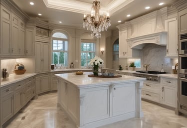 Modern custom furniture pieces arranged in a stylish living room setting.