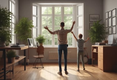 woman in black and white floral dress lying on gray couch