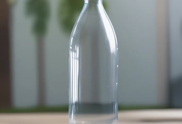 A refreshing bottle of Noval Beverages water on a sunny day.