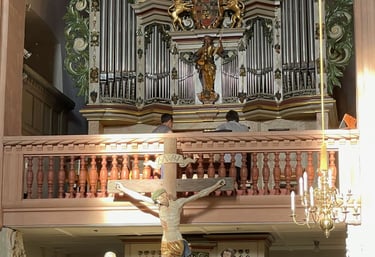 Orgel von Döring, 18. Jh., Kirchenburg Ostheim