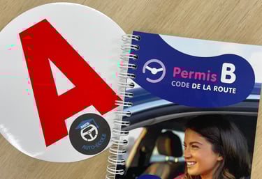 carnet permis B code de la route pastille A jeune conducteur