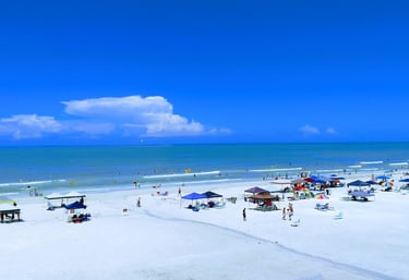 Beach View of Crescent Beach from the Casa Blanca