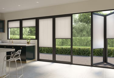 Bi fold door blinds