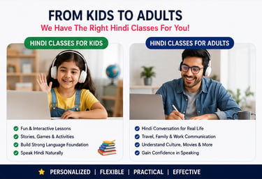 Learn Hindi online at talkingbees from kids to adults