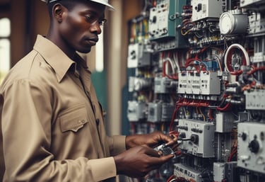 black blue and yellow textile