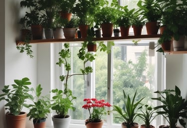 A bunch of flowers that are on a table