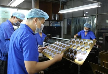 Our lapel pins' factory, China metal badges