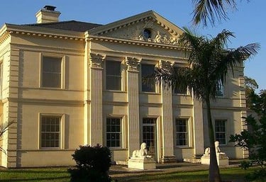Andre Fink House on Wallis Island / Snake Island, Forster NSW. 