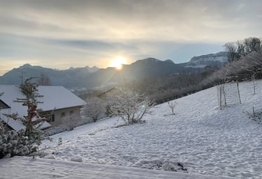 Chambre d'hôtes et sauna sibérien aux Gardannes en Haute-Savoie