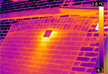 heat escaping from a vent