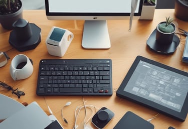 A close-up of a person reviewing financial documents on a desk.