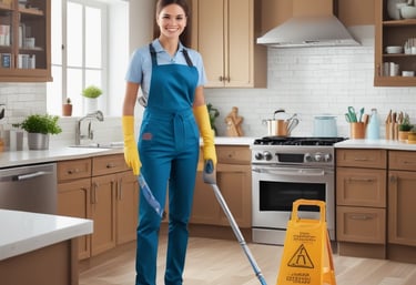 A user-friendly mobile app interface showcasing various household tasks and bids.