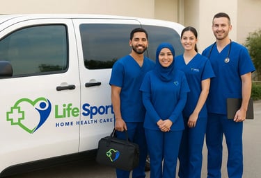 نقدم خدمات الرعاية الصحية المنزلية لكبار السن والمرضى في جميع أنحاء المملكة.