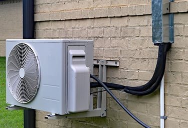 ısı pompası kurulumu ve montajı yapılmış hali