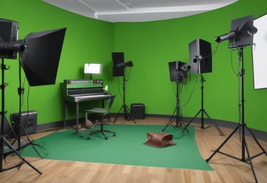 A modern workspace featuring creative professionals at work.