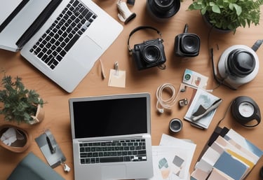 An engaging visual showcasing social media management.