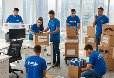 Empresa de Mudanças com funcionários trabalhando 