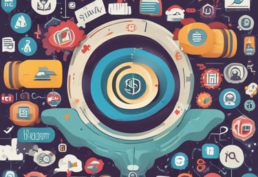 An infographic illustrating SEO strategies.