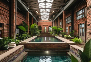 Open space, atmosfera d’ispirazione e ambienti in stile industriale