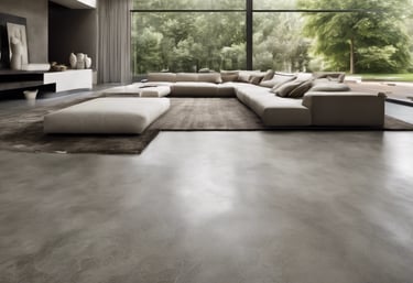 sol en béton ciré gipazzo