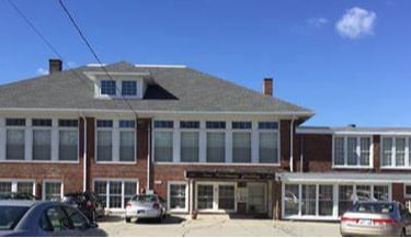 A picture of the front of the Portsmouth Senior center
