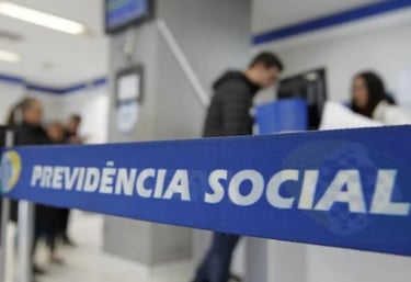 Imagem de uma agenciada da Previdência Social