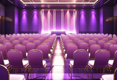 nathalie bouhours conférence médiumnité salle de conférence violet