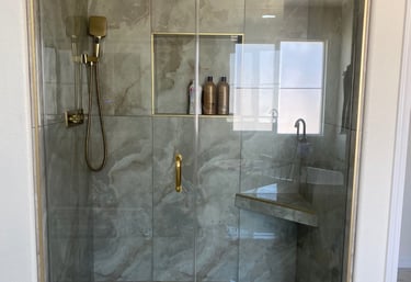 shower soor installation