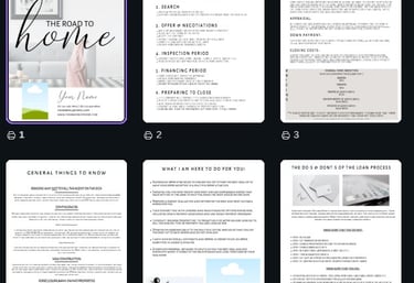 Customizable Home Buyer’s Guide Canva template for Realtors – professional real estate marketing mat