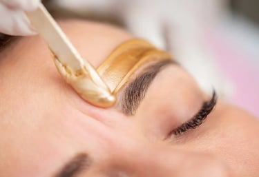 stock image of waxing 