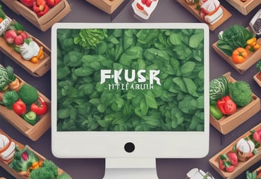 A vibrant farm showcasing fresh produce and domestic farmers.