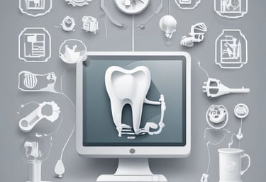 A dentist receiving technical support on digital tools.