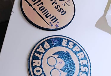Funny customized cup coaster