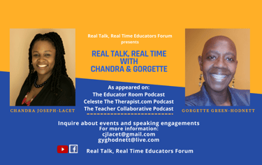 a woman in a black jacket and a yellow and blue background with a yellow and