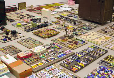 Song dong waste not 2005 sustainable gallery merken magazine merkenmagazine