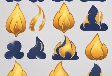 black blue and yellow textile