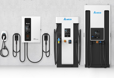 Different types of EV chargers, Delta EV chargers available in Qatar