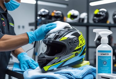 Professional Helmet cleaning service in Newtown Kolkata by CleanZone